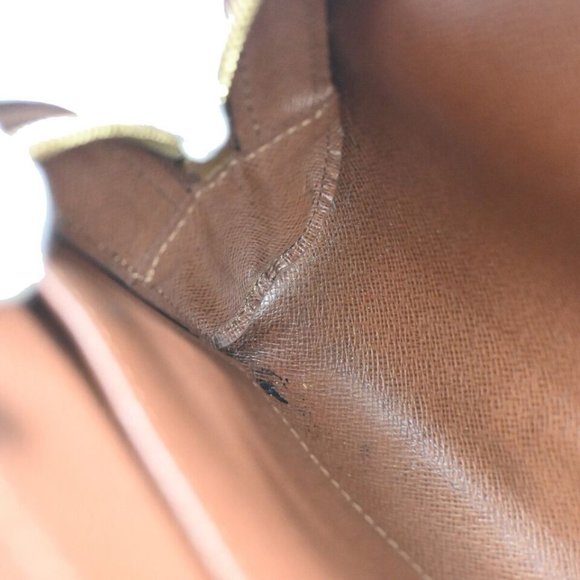 LOUIS VUITTON Orsay Clutch Hand Bag Monogram Leather Brown France - Picture 3 of 16